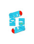 Happy Socks Дълги чорапи unisex SIM01-6000 Син - Pepit.bg