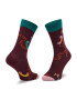 Happy Socks Дълги чорапи unisex SIT01-4500 Бордо - Pepit.bg