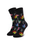 Happy Socks Дълги чорапи unisex TIG01-9300 Черен - Pepit.bg