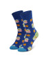 Happy Socks Дълги чорапи unisex TOS01-6300 Син - Pepit.bg
