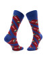 Happy Socks Дълги чорапи unisex UFO01-6500 Виолетов - Pepit.bg