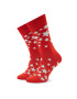 Happy Socks Дълги чорапи unisex XSTG01-4300 Червен - Pepit.bg