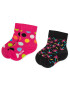 Happy Socks Комплект 2 чифта дълги чорапи детски KBDO02-9300 Розов - Pepit.bg