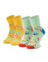 Happy Socks Комплект 2 чифта дълги чорапи детски KCIR19-7000 Жълт - Pepit.bg