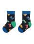 Happy Socks Комплект 2 чифта дълги чорапи детски KDDB02-7300 Зелен - Pepit.bg