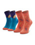 Happy Socks Комплект 2 чифта дълги чорапи детски KFLM02-2700 Цветен - Pepit.bg