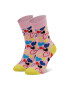 Happy Socks Комплект 2 чифта дълги чорапи детски KHAL02-3500 Розов - Pepit.bg