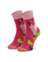 Happy Socks Комплект 2 чифта дълги чорапи детски KHAL02-3500 Розов - Pepit.bg