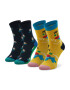 Happy Socks Комплект 2 чифта дълги чорапи детски KIIT02-6500 Цветен - Pepit.bg