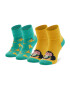 Happy Socks Комплект 2 чифта дълги чорапи детски KMNB19-7000 Зелен - Pepit.bg