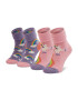 Happy Socks Комплект 2 чифта дълги чорапи детски KRAU45-5000 Розов - Pepit.bg