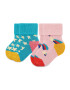 Happy Socks Комплект 2 чифта дълги чорапи детски KSST45-6300 Цветен - Pepit.bg