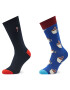 Happy Socks Комплект 2 чифта дълги чорапи мъжки XCCC02-6500 Цветен - Pepit.bg