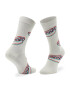 Happy Socks Комплект 2 чифта дълги чорапи мъжки XTDS02-6500 Бял - Pepit.bg