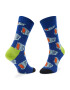 Happy Socks Комплект 2 чифта дълги чорапи мъжки XTDS02-6500 Бял - Pepit.bg