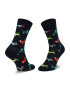Happy Socks Комплект 3 чифта дълги чорапи мъжки SXDGW08-0200 Червен - Pepit.bg