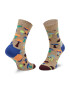 Happy Socks Комплект 3 чифта дълги чорапи мъжки SXFAL08-0201 Син - Pepit.bg