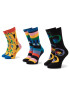 Happy Socks Комплект 3 чифта дълги чорапи мъжки XBEA08-0100 Цветен - Pepit.bg