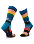 Happy Socks Комплект 3 чифта дълги чорапи мъжки XBEA08-0100 Цветен - Pepit.bg