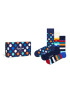 Happy Socks Комплект 3 чифта дълги чорапи мъжки XMIX08-6000 Цветен - Pepit.bg