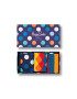 Happy Socks Комплект 3 чифта дълги чорапи мъжки XMIX08-6000 Цветен - Pepit.bg