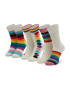 Happy Socks Комплект 3 чифта дълги чорапи мъжки XPRD08-1300 Бял - Pepit.bg