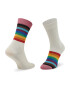 Happy Socks Комплект 3 чифта дълги чорапи мъжки XPRD08-1300 Бял - Pepit.bg