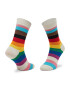 Happy Socks Комплект 3 чифта дълги чорапи мъжки XPRD08-1300 Бял - Pepit.bg