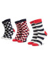 Happy Socks Комплект 3 чифта дълги чорапи мъжки XSTR08-6000 Тъмносин - Pepit.bg