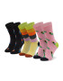 Happy Socks Комплект 3 чифта дълги чорапи мъжки XTHR08-0200 Розов - Pepit.bg