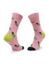 Happy Socks Комплект 3 чифта дълги чорапи мъжки XTHR08-0200 Розов - Pepit.bg