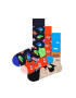 Happy Socks Комплект 3 чифта дълги чорапи мъжки XWET08-0200 Цветен - Pepit.bg