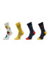 Happy Socks Комплект 4 чифта дълги чорапи унисекс The Beathles XBEA09-0200 Цветен - Pepit.bg