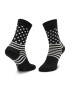 Happy Socks Комплект 4 чифта дълги чорапи унисекс XCBW09-9100 Черен - Pepit.bg