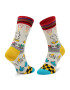 Happy Socks Комплект 4 чифта дълги чорапи унисекс XDNY09-0200 Черен - Pepit.bg