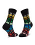 Happy Socks Комплект 4 чифта дълги чорапи унисекс XDNY09-0200 Черен - Pepit.bg