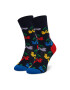 Happy Socks Комплект 4 чифта дълги чорапи унисекс XDNY09-0200 Черен - Pepit.bg