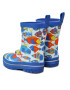 Helly Hansen Гумени ботуши Jk Splash Print 11673 538-7 24 Син - Pepit.bg
