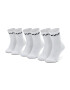 Helly Hansen Комплект 3 чифта дълги чорапи мъжки Cotton Sport Sock 3Pk 67479 Бял - Pepit.bg