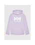 Helly Hansen Суитшърт Logo 41677 Виолетов Regular Fit - Pepit.bg