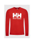 Helly Hansen Суитшърт Logo Crew 34000 Червен Regular Fit - Pepit.bg