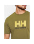 Helly Hansen Тишърт Logo 33979 Зелен Regular Fit - Pepit.bg