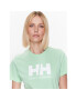 Helly Hansen Тишърт Logo 34112 Зелен Regular Fit - Pepit.bg