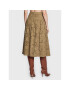 Herskind Миди пола Ingrid 4662831 Кафяв Regular Fit - Pepit.bg