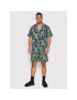 HUF Риза Paisley BU00145 Черен Relaxed Fit - Pepit.bg