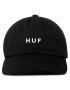 HUF Шапка с козирка Essentials Og Cv 6 Pan HT00345 Черен - Pepit.bg
