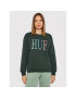 HUF Суитшърт 8-Bit Crew WPF0009 Зелен Relaxed Fit - Pepit.bg