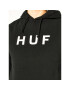 HUF Суитшърт Essentials OG Logo PF00099 Черен Regular Fit - Pepit.bg