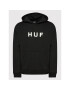 HUF Суитшърт Essentials Og Logo PF00490 Черен Regular Fit - Pepit.bg