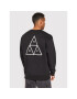 HUF Суитшърт Essentials Triple Triangle PF00492 Черен Regular Fit - Pepit.bg